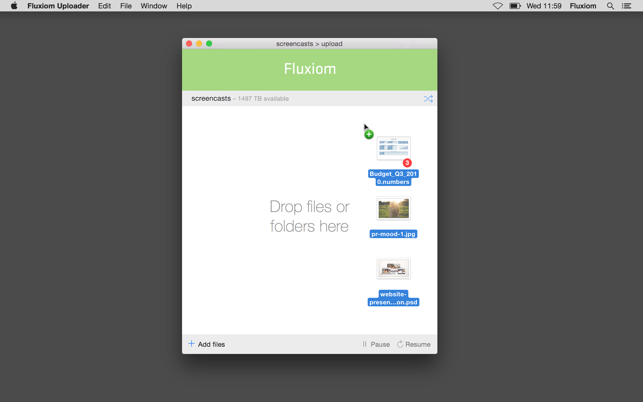 Fluxiom Uploader(圖1)-速報App