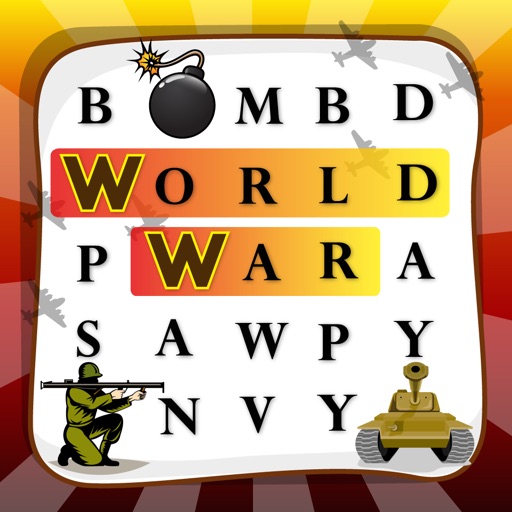 Word Search World War “ History Game Puzzle ” icon