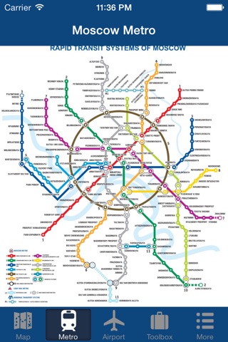 Moscow Offline Map - City Metro Airport screenshot 3