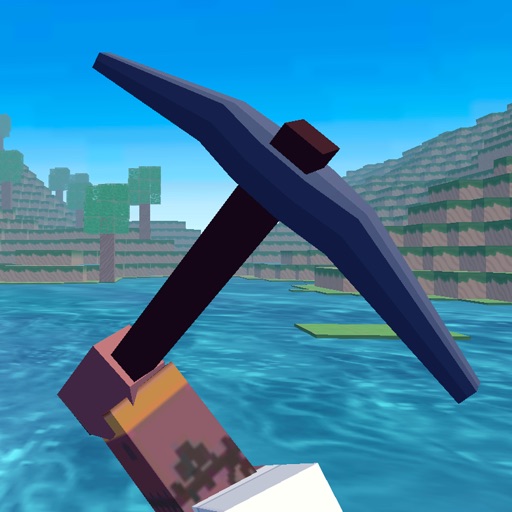 Pixel Sandbox Island Survival 3D Icon