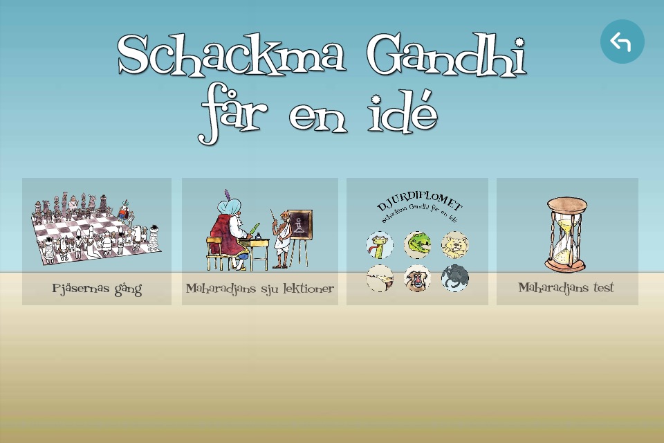 Schackma Gandhi får en idé screenshot 2