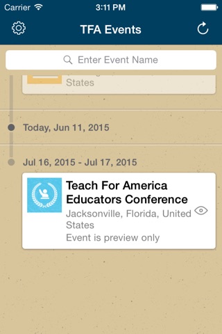 Teach For America - Events screenshot 2