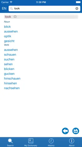 Game screenshot German <> English Dictionary + Vocabulary trainer hack