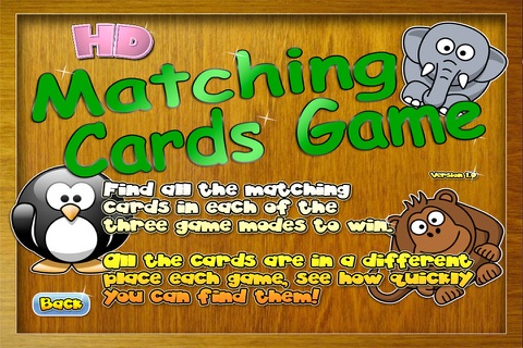 Matching Cards Game For Kids - náhled