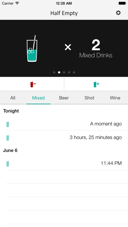 Half Empty - Drink Counter and Tracker