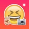 The best photo editor to create cool selfie photos and collage, which includes ALL NEW emoji stickers and “face-makeup” items as well