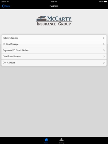McCarty Insurance Group HD screenshot 4