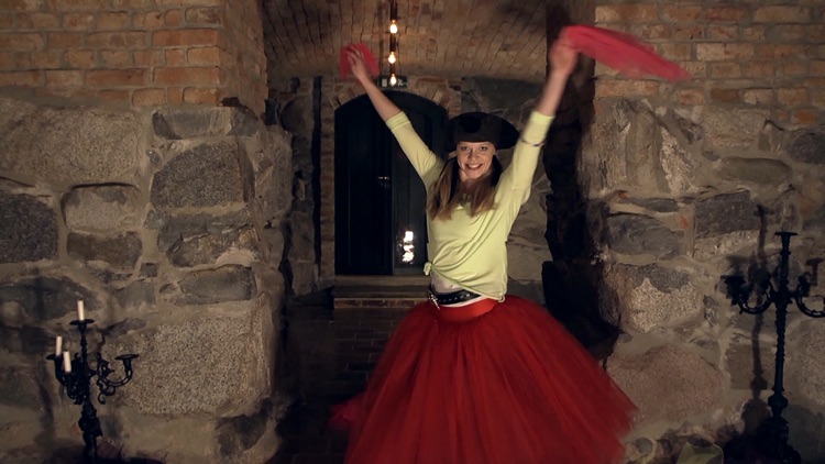 Kids Dance with Pirate Sessa in the Dungeon