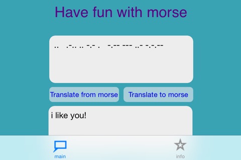Morse Keyboard and App screenshot 2