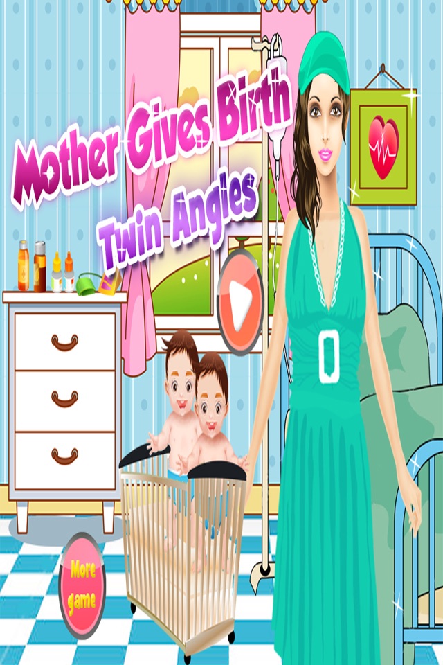 Newborn Twins Baby & Mommy Care - Play free kids game screenshot 2