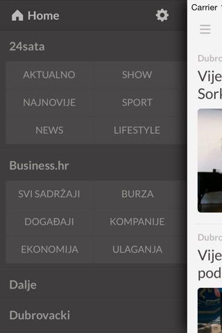 Novine HR screenshot 2