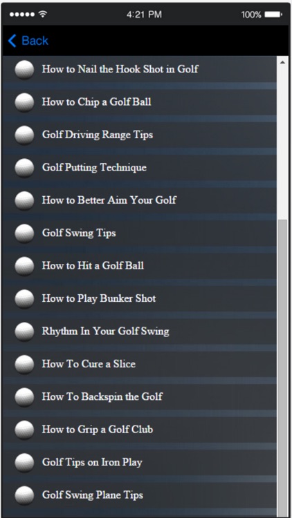 Golf Lessons and Instruction - Improve Your Golf Today screenshot-3