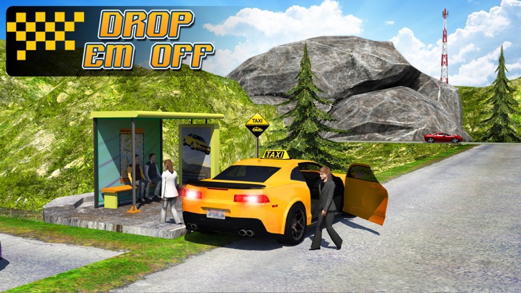 Taxi Driver 3D : Hill Station screenshot-4