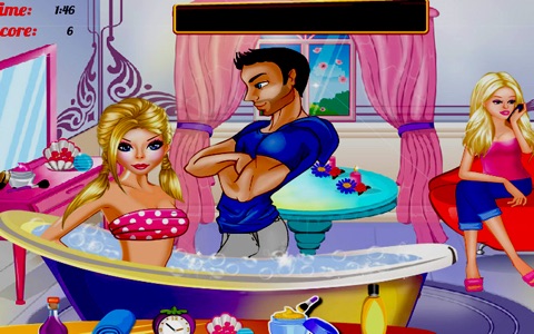 Lovers Kissing at Spa Salon screenshot 4