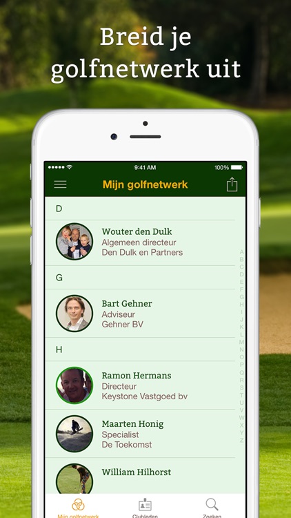 Golf-at. Voor golfers, golfclubs en de golfpro screenshot-3