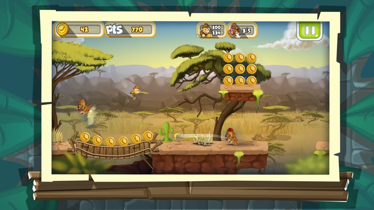 Banana Island Bobo's Epic Tale – Monkey Run & Jump Arcade Game screenshot-3
