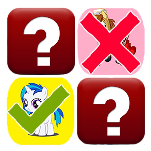 Matching Pony Card Game For Kids icon