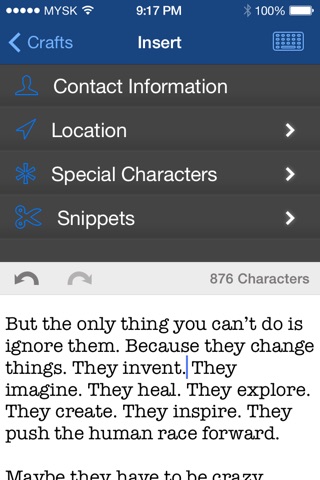 TextCrafter 2 ~ Craft & Share Text screenshot 3