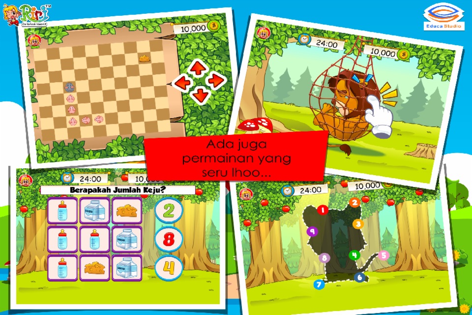 Singa dan Tikus - Cerita Anak Interaktif screenshot 4