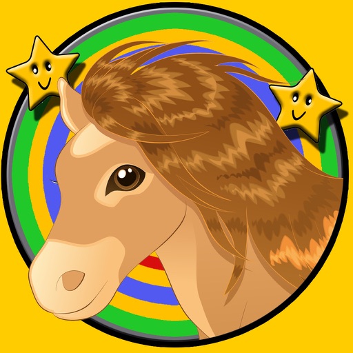 ponies dart game for kids - free game icon