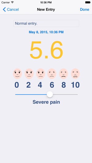 Pain Scale - your digital log for chroni