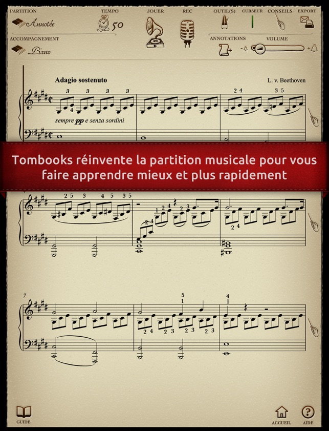 Play Beethoven – Sonate « au clair de lune » (partition inte(圖2)-速報App