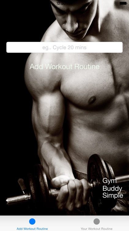 Gym Buddy - A simple workout routine manager