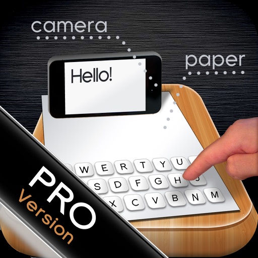 Paper Keyboard Pro - Fast typing and playing with a printed keyboard icon