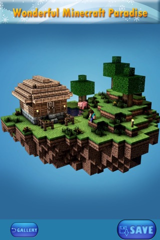 Wonderful Paradise Model Wallpaper for Minecraft screenshot 2