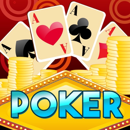 Classic Holdem Video Poker with Big Prize Wheel Fun! icon