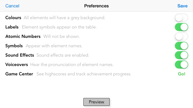 1 Minute Chemistry Periodic Table Free screenshot-3