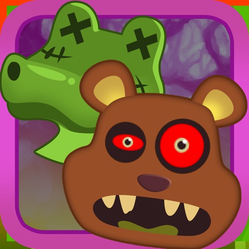 Bubble Zombie Animal Safari Shooter icon