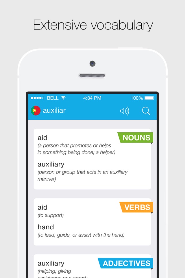 Portuguese – English Dict. screenshot 2