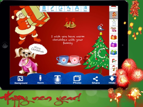 Christmas & New Year Card Maker screenshot 3