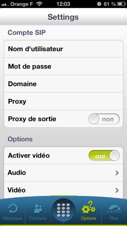 Castel SIP screenshot-4