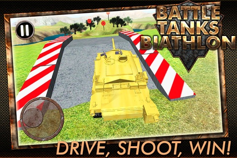 Battle Tanks Biathlon 3D Free screenshot 2