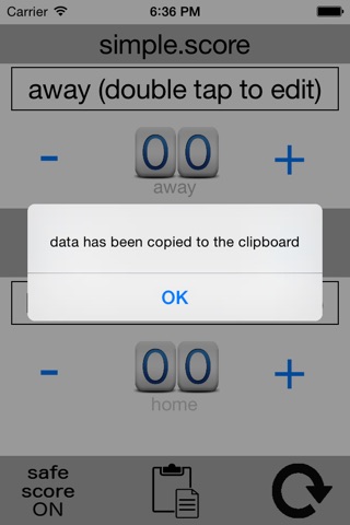Simple Score - the simplest way to keep score from the bleachers screenshot 3