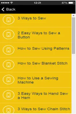 Game screenshot How to Sew - Sewing Patterns and Tips for Beginners apk