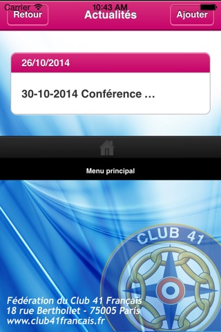 Club 41 Français screenshot 3