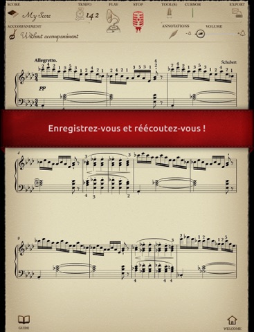 Play Schubert – Impromptu n°4, Opus 90 (partition interactive pour piano) screenshot 3