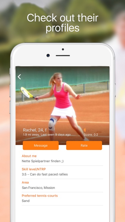 Tennis Buddy - find a local racket partner to play screenshot-3