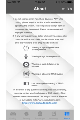 Tire Insight - BLE TPMS APP screenshot 4