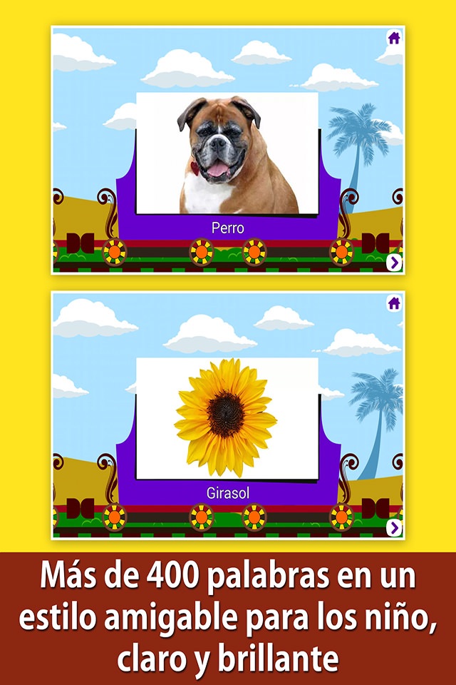 Kids Picture Dictionary, Interactive talking vocabulary for children to know first words screenshot 3