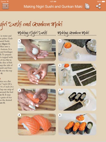 Sushi Recipes - Asian Cookbook for iPad screenshot 2