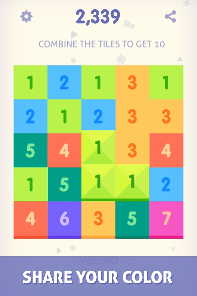 Just Get 10 - Simple fun sudoku puzzle lumosity game with new challenge screenshot 4