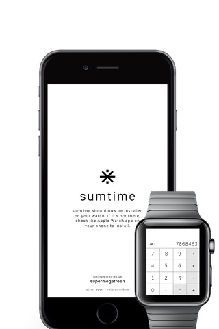sumtime - calculator for watch screenshot 2