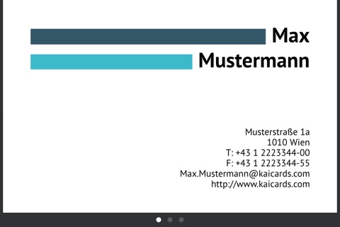 KaiCards - business card maker screenshot 4