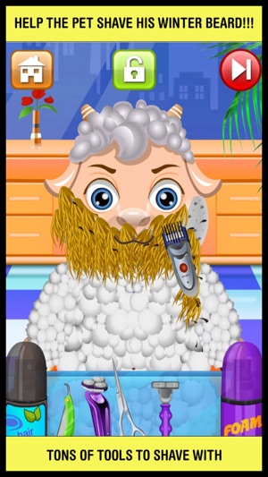 Animal Shave Pet Hair Salon Game for Kid