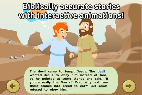 Life of Jesus: Baptism - Bible Story, Coloring, Singing, and Puzzles for Kids screenshot 2