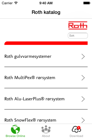 Roth katalog screenshot 2